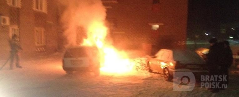 В Братске за выходные сгорело три автомобиля