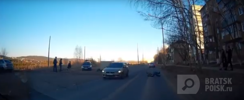 В Братске мужчина чуть не попал под машину (ВИДЕО) В Братске мужчина чуть не попал под машину (ВИДЕО)