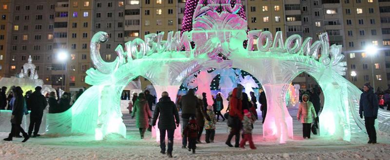 Ледовый городок в Братске переедет на новое место Ледовый городок в Братске переедет на новое место